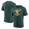 FANATICS FANATICS BRANDED HEATHERED GREEN GREEN BAY PACKERS SPORTING CHANCE T-SHIRT