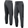 Nike Men's  Heathered Gray, Black Washington Nationals Authentic Collection Flux Performance Jogger P In Heather Gray