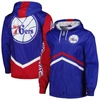 Mitchell & Ness Men's  Royal Philadelphia 76ers Undeniable Full-zip Windbreaker Jacket In Royal