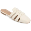 Journee Collection Women's Tru Comfort Foam Jazybell Flats Sandal In White