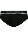 Dolce & Gabbana Dolce E Gabbana Mens Black Cotton Brief In Black