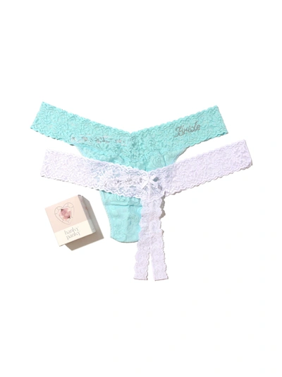 Hanky Panky Plus Naughty And Nice Thong 2 Pack In White