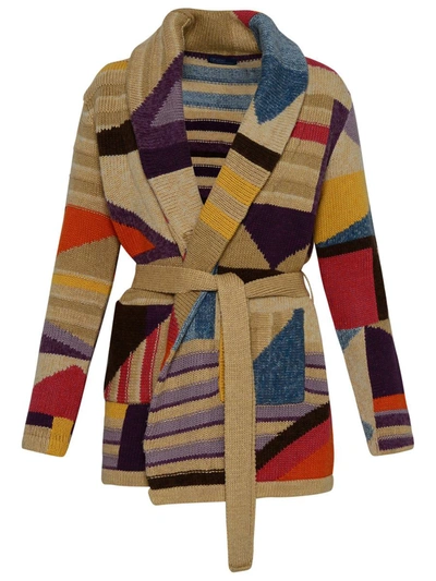 Polo Ralph Lauren Ptrn Wrp Crd-long Sleeve-cardigan In Spotted