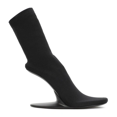 Balenciaga 100毫米stagea针织及踝靴 In Black