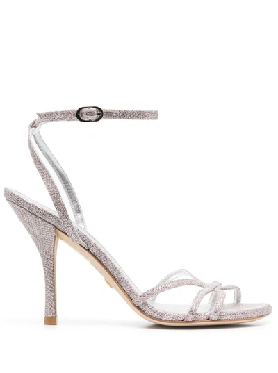 Stuart Weitzman Barelythere 100 Sandal In Grey