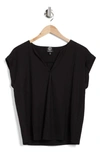 BOBEAU DOLMAN SLEEVE PIQUÉ T-SHIRT