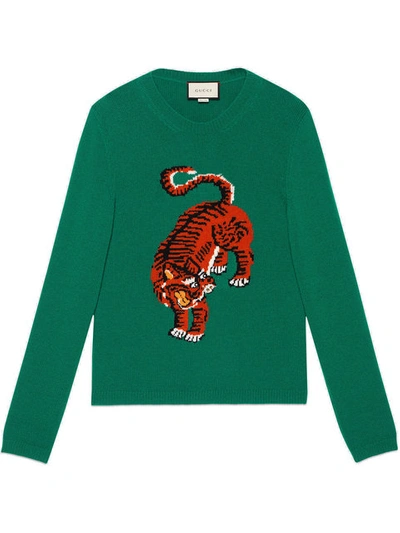 Tiger Intarsia Jumper - Luxury Knitwear and Sweatshirts - Ready to Wear, Men 1A9SZM