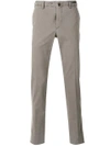Pt01 Slim Fit Chino Trousers In Neutrals