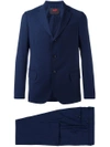 MP MASSIMO PIOMBO MP MASSIMO PIOMBO SINGLE-BREASTED TWO-PIECE SUIT - BLUE,AF3BPSP1SS1795062111899554