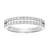 Vir Jewels 1/2 Cttw 28 Stones Round Lab Grown Diamond Wedding Band .925 Sterling Silver Prong Set In Silver