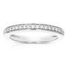 Vir Jewels 1/4 Cttw 22 Stones Round Cut Lab Grown Diamond Wedding Band .925 Sterling Silver Prong Set In Silver