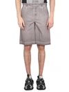 Dolce & Gabbana Bermuda Shorts With Logo Plaque In Multicolor