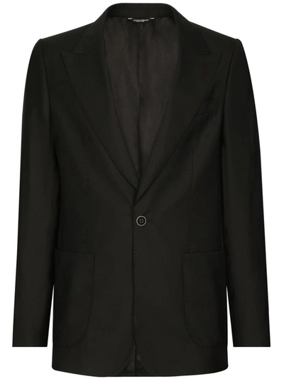 Dolce & Gabbana Single Breasted Jacket In Black