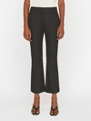 Frame Le Mid Rise Cropped Bootcut Jeans In Kerry In Noir