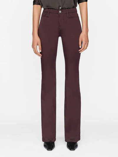 Frame Le High Flare Jeans In Brown