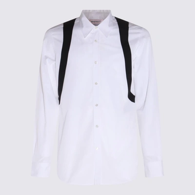 Alexander Mcqueen Harness Button-up Shirt In White
