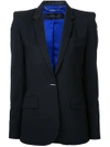 BARBARA BUI BARBARA BUI FLAP POCKETS FITTED BLAZER - BLACK,J1212WTE12022714