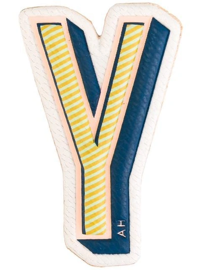 Anya Hindmarch 'y' Sticker In Yellow