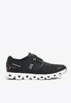ON RUNNING CLOUD 5 LOW-TOP MESH AND LEATHER SNEAKERS,ORC5LTMLSBLACK/WHITE
