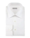 STEFANO RICCI SOLID-COLOR DRESS SHIRT, WHITE,PROD194592080
