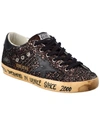 Golden Goose Low Top Sneakers With Eyelet And Star Detail In Brown