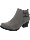 BARETRAPS RUDY WOMENS FAUX SUEDE BLOCK HEEL ANKLE BOOTS