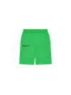 Pangaia Organic Cotton Knit Shorts In Jade Green