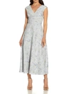 ADRIANNA PAPELL WOMENS PLEATED MAXI COCKTAIL AND PARTY DRESS