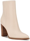 Nine West Try Me Womens Leather Pointed-toe Ankle Boots In Multi