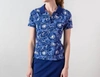 KRIMSON KLOVER DINA POLO SHIRT IN BLUE JAY