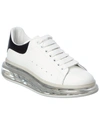 Alexander Mcqueen Men Oversized Leather Sneakers In White