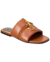 Jw Anderson Brown Slide Sandal In Brown