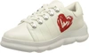 LOVE MOSCHINO WOMEN'S TRAINERS LEATHER SNEAKERS IN WHITE