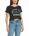 Prince Peter Graphic Cropped T-shirt In Black