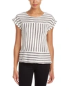 Olive & Oak Striped Top In Blue