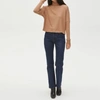 Michael Stars Frida Top With Lurex Stitching In Brown