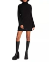 Steve Madden Abbie Womens Knit Short Sweaterdress In Black