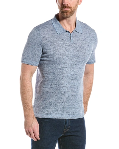 Cotton By Autumn Cashmere Polo Shirt In Blue