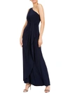 ADRIANNA PAPELL WOMENS FAUX WRAP LONG EVENING DRESS