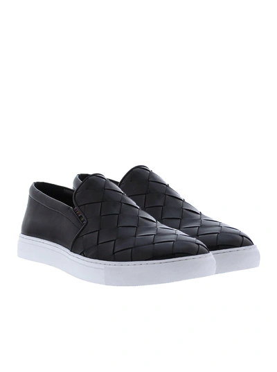 Robert Graham Erosion Slip On Trainer In Black