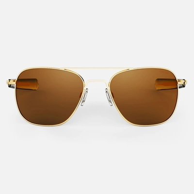 Randolph Engineering Randolph Aviator Sunglasses In Skytec™ Polarized American Tan