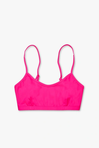 7 Days Active Light Yoga Bra In Pink Glo