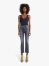 MOTHER THE INSIDER CROP STEP FRAY TRAIN STOPS JEANS