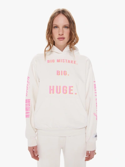 Cloney Pretty Pullover Hoodie In White
