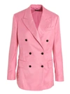 Tom Ford Double-breasted Tailored Blazer In Pink