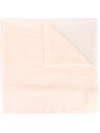 Ferragamo Lurex Thread Scarf In Neutrals