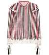 ETRO STRIPED SILK SHIRT,P00256085