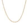 Aurate New York Diamond Bezel Tennis Necklace In Rose
