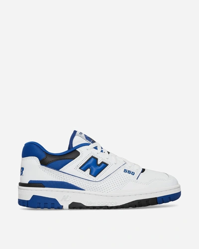New Balance 550 Lace-up Sneakers In White/blue/black