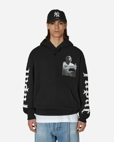 Wacko Maria Tupac Heavy Weight Hooded Sweatshirt (type-1) In Black